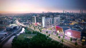 شقة حديثة للبيع في كاغيتهانة اسطنبول بإطلالة على المدينة