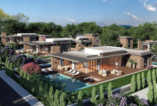 Luxury villas for sale in Büyükçekmece, Istanbul, featuring modern designs, private pools, and premium amenities, ideal for exclusive living and real estate investment.