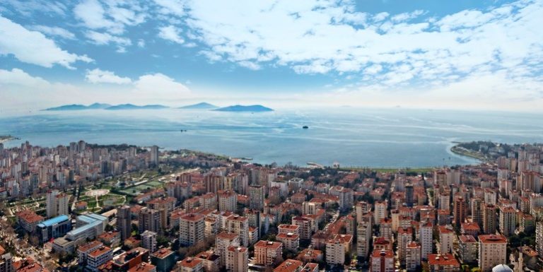 3 bedroom sea view apartment for sale in Kadikoy Istanbul Asian Side Turkey