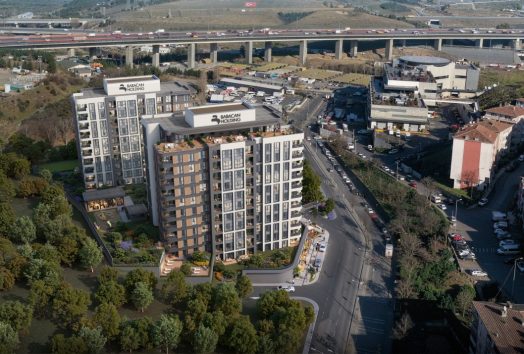 4+1 duplex apartment for sale in 5. Levent Eyüp Sultan Istanbul with pool view